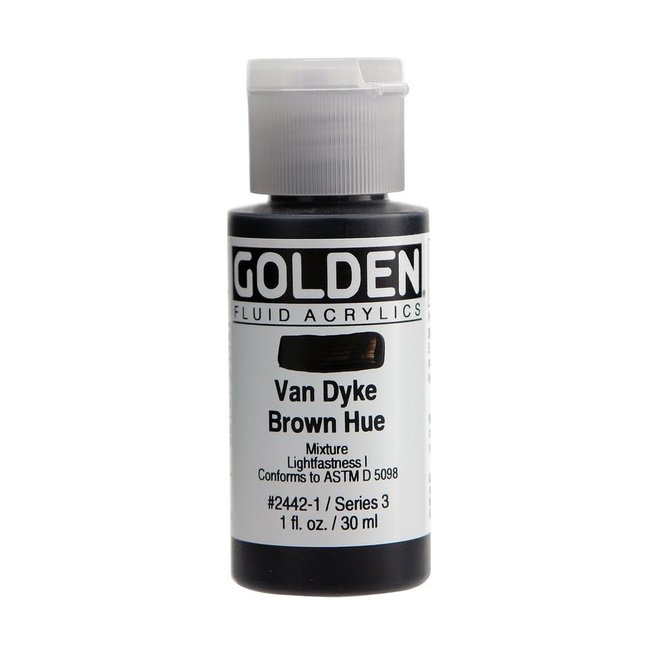 Golden 1Oz Fluid Van Dyke Brown Hue Series 3