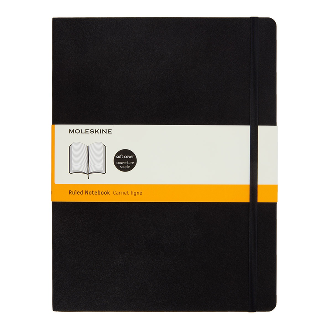 Moleskine Xl Sc Ruled Notebook Black