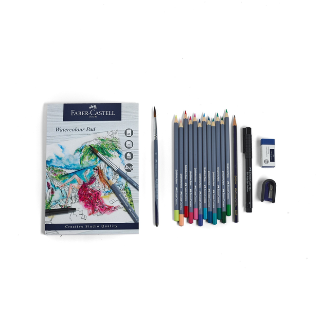 Faber Castell Goldfaber Aqua Water Coloured Pencil Gift Set