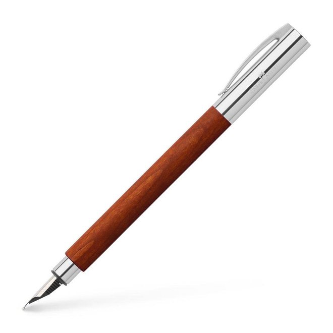 Faber-Castell Ambition Pearwood Reddish Brown Fountain Pen Medium