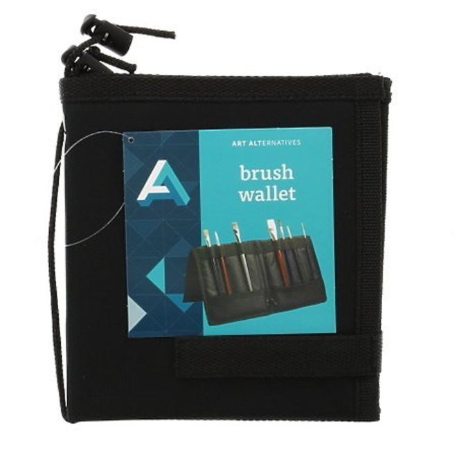 ART ALTERNATIVES BRUSH WALLET CARRY-ALL SOLUTION