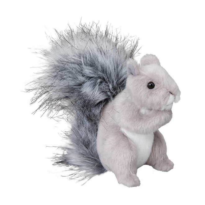 Douglas Cuddle Toy Plush Shasta Gray Squirrel