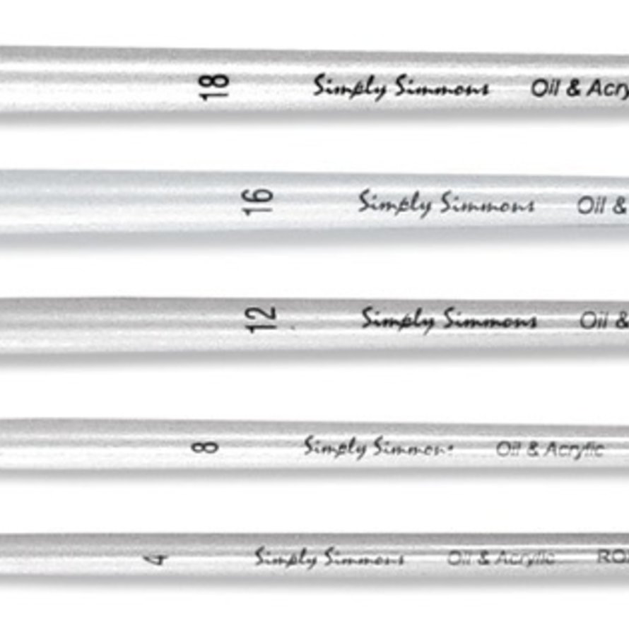 Simply Simmons Oil and Acrylic Brushes