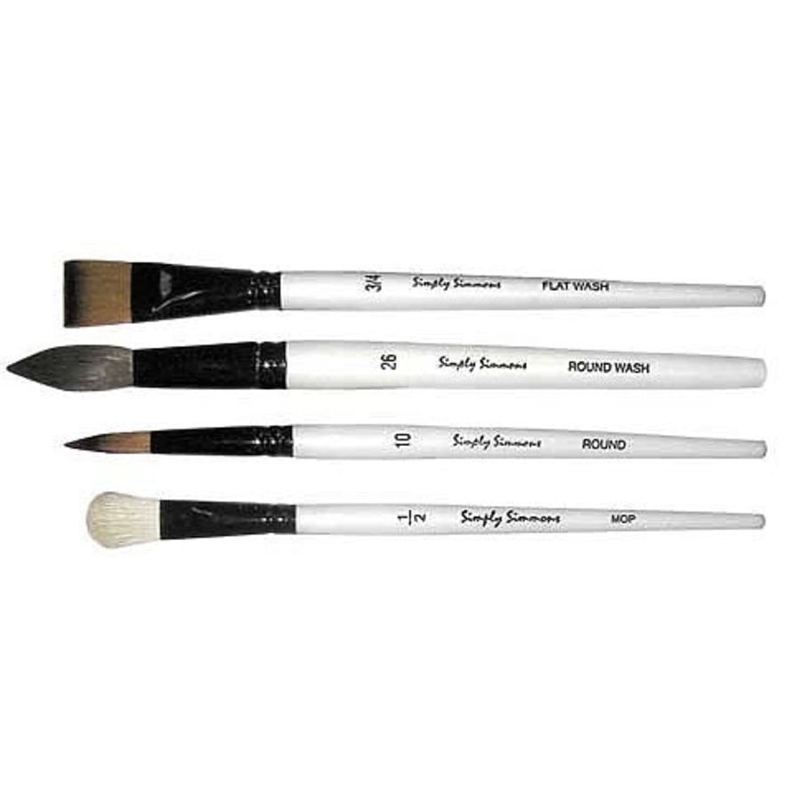 Princeton Neptune Watercolour Brushes 4 Pack Set - Endeavours ThinkPlay