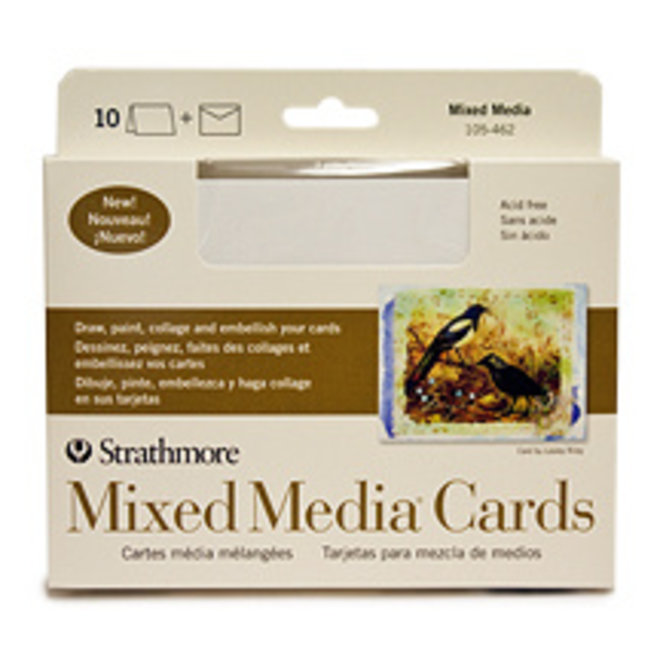 STRATHMORE MIXED MEDIA CARDS 5x7 10PK