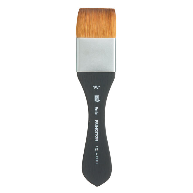 Princeton Aqua Elite Synthetic Kolinsky Sable Watercolour Brushes, Mottler 1.5''