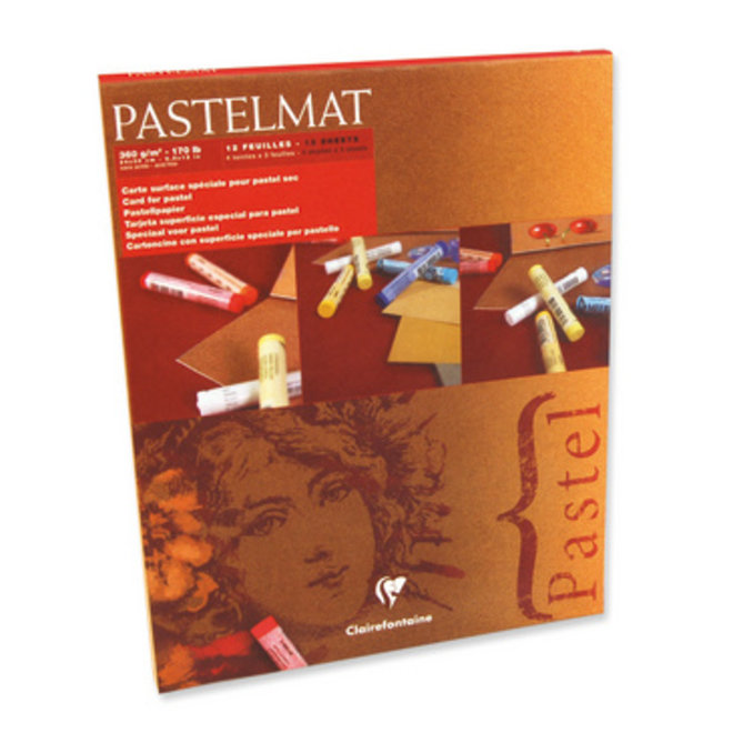 Clairefontaine Pastelmat No 1 12 Sheets 9.5X12Â€ 24X30Cm