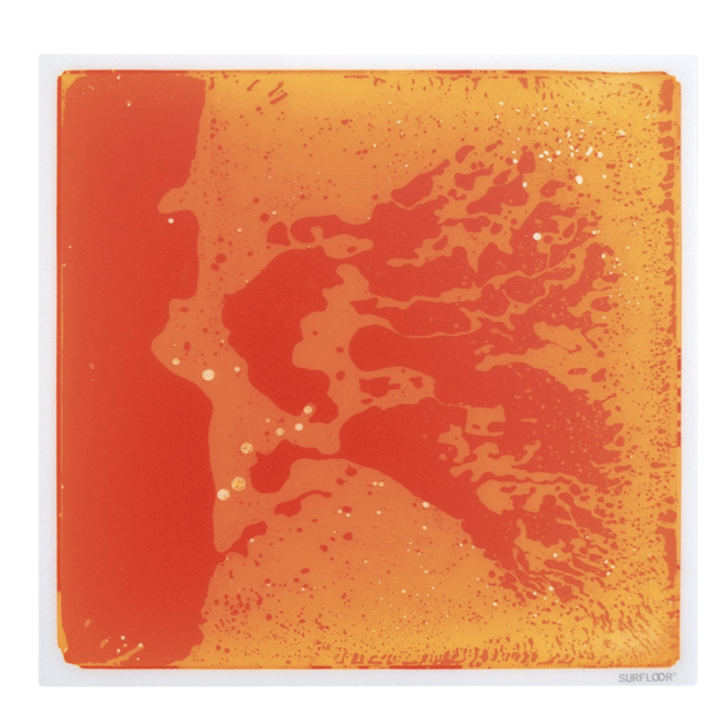Surfloor Liquid Sensory Tile - Orange/Yellow