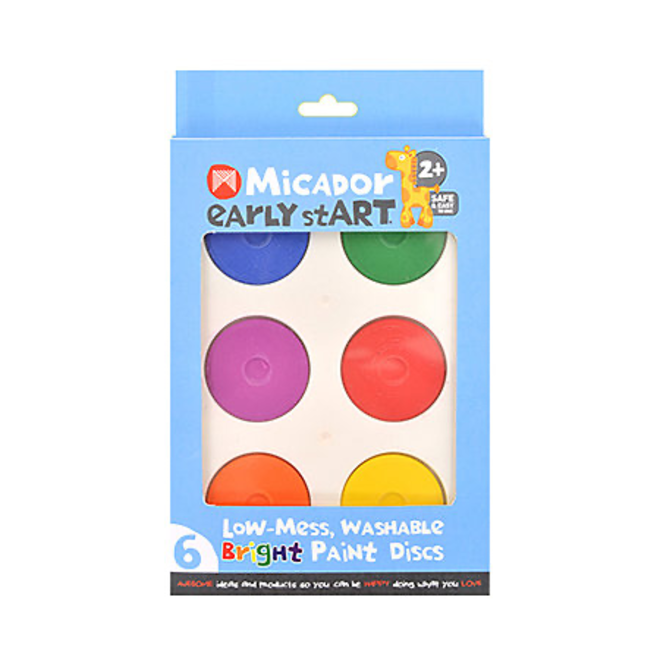 Micador Early Start Low Mess Washable Paint Discs