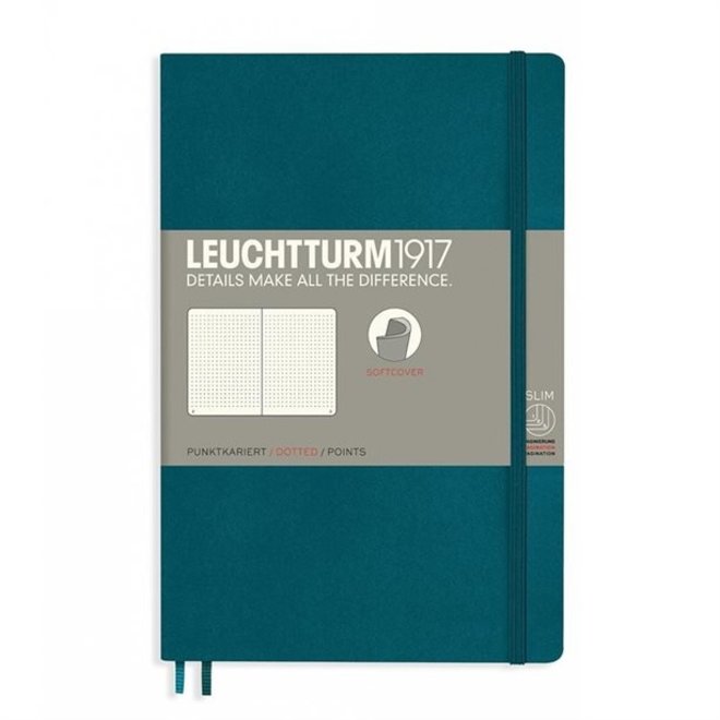 Leuchtturm1917 Notebook Softcover Paperback Dotted Pacific