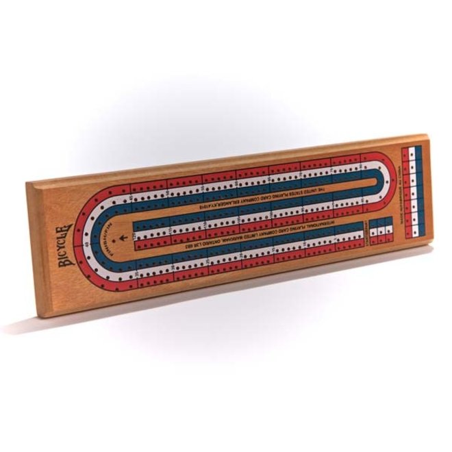 Bicycle 3-Track Cribbage Board