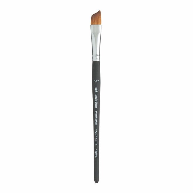 Princton Aqua Elite Synthetic Kolinsky Sable Watercolour Brushes, Angle Shader  1/4