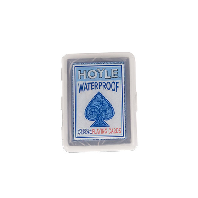HOYLE PLAYING CARDS: CLEAR, WATERPROOF