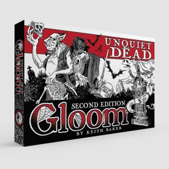 Gloom 2nd Edition: Unquiet Dead Expansion - 50% Off!