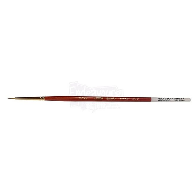 HJ Series 400 Size 0 Round  Synthetic Sable Blend Watermedia Brush