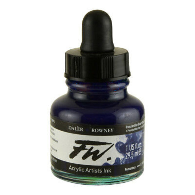 Fw Acrylic Ink Prussian Blue 1Oz