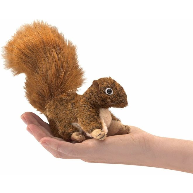 Folkmanis Finger Puppet - Mini Red Squirrel