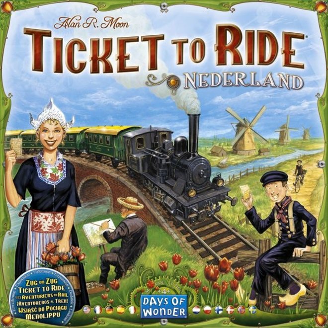 TICKET TO RIDE EXPANSION: NEDERLAND MAP #4