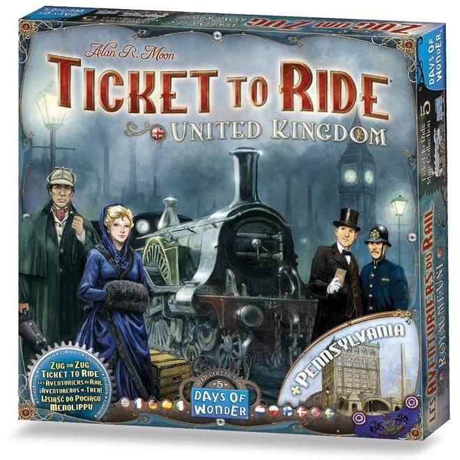 TICKET TO RIDE EXPANSION: UNITED KINGDOM MAP #5