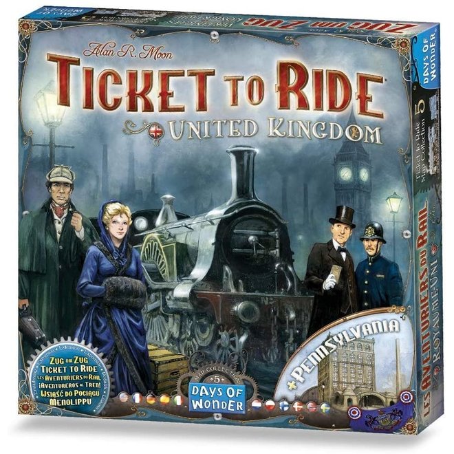 Ticket To Ride Expansion: United Kingdom Map #5