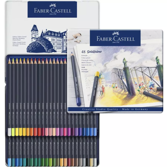 Faber-Castell Goldfaber 48 Color Pencil Set