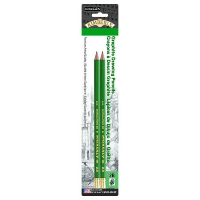 Kimberly Graph Pencil 2B 2/Pk(6)