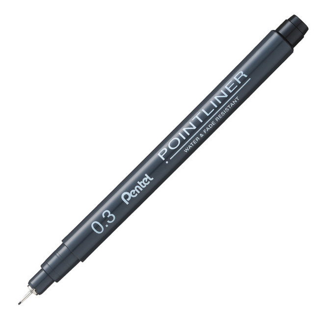 Pentel Pointliner Black  0.3