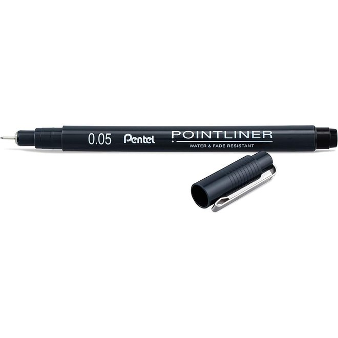 Pentel Pointliner Black .05