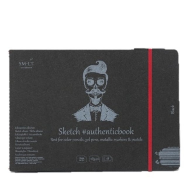 SM-LT Art Authenticbook Stitched Album Black
