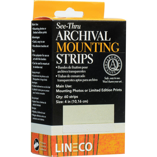 LINECO ARCHIVAL MOUNTING STRIPS