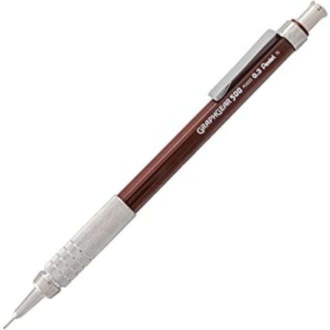 Pentel Graphgear 500 Mechanical Pencil 0.3Mm