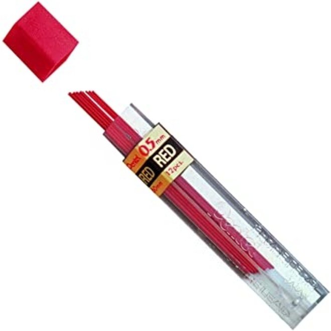 PENTEL 0.5MM RED LEAD