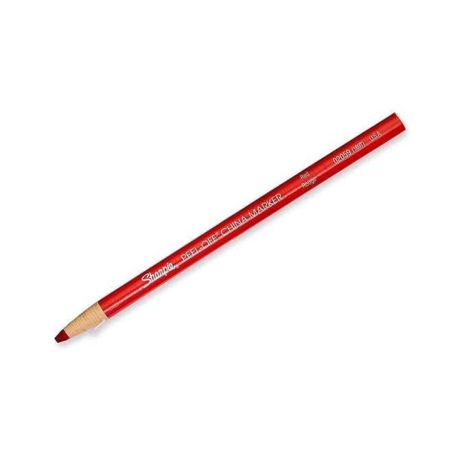 Sharpie China Marker Peel-Off Sharpie Red
