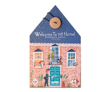 Welcome to My Home Reversible Puzzle 36pcs  - Londji