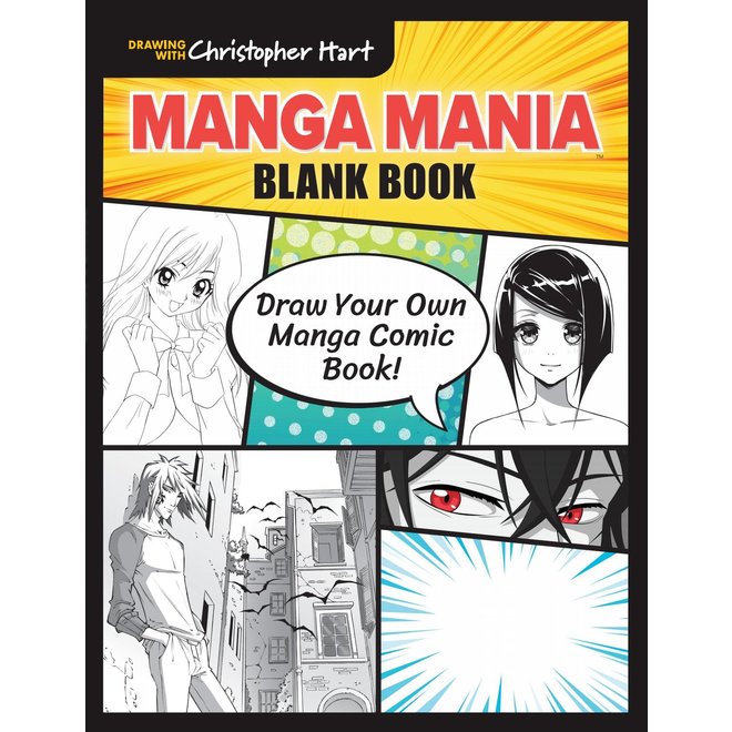 Manga Mania Blank Book