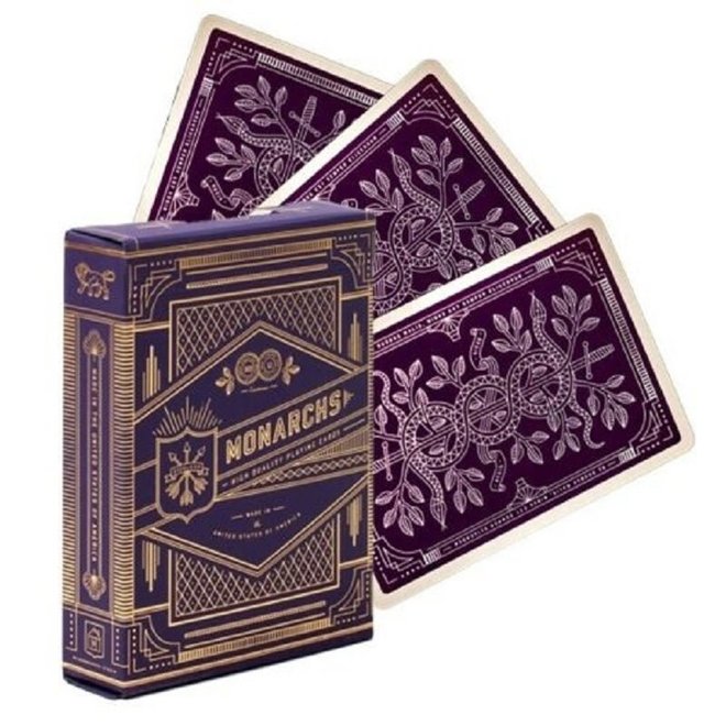 Theory11 Playing Cards: Purple Monarchs