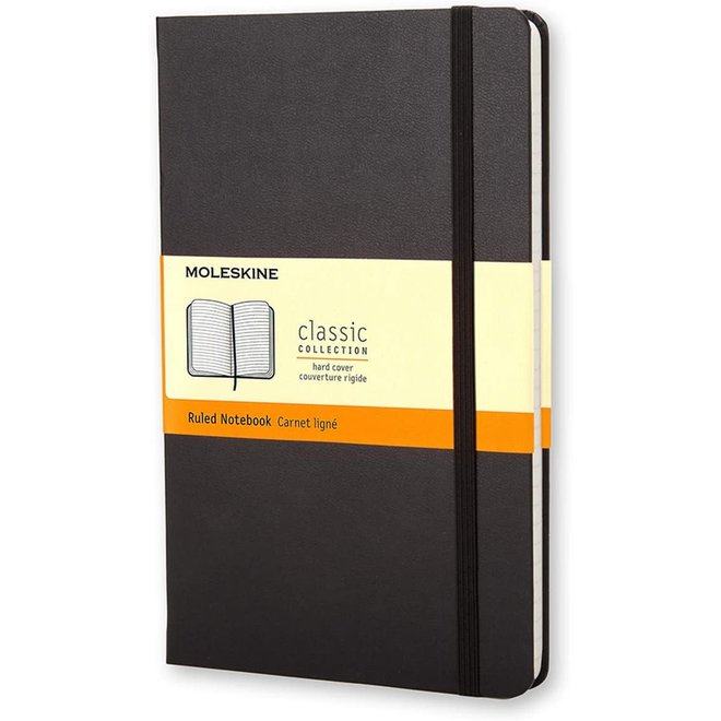 Moleskine: SC Classic Leather Ruled Notebook