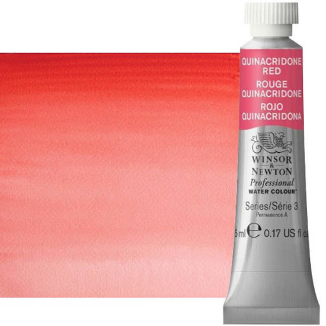 W&N ARTIST'S WATER COLOUR 5ML QUINANCRIDONE RED
