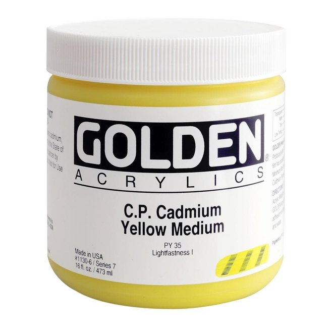 Golden 16oz Cadmium Yellow Medium Heavy Body Series 7