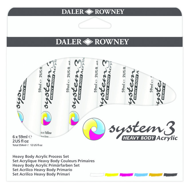 System 3: Heavy Body Acrylic Process Set