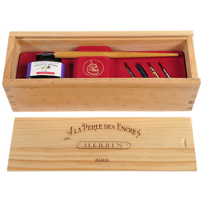 J. Herbin A La Perle Des Encres Wood Box