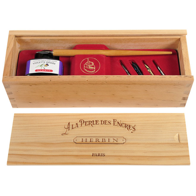 J. HERBIN A LA PERLE DES ENCRES WOOD BOX