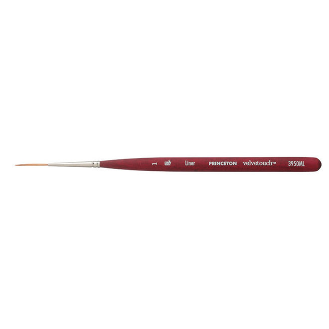 Princeton Velvetouch Mixed Media Mini Brushes, Liner 20/0