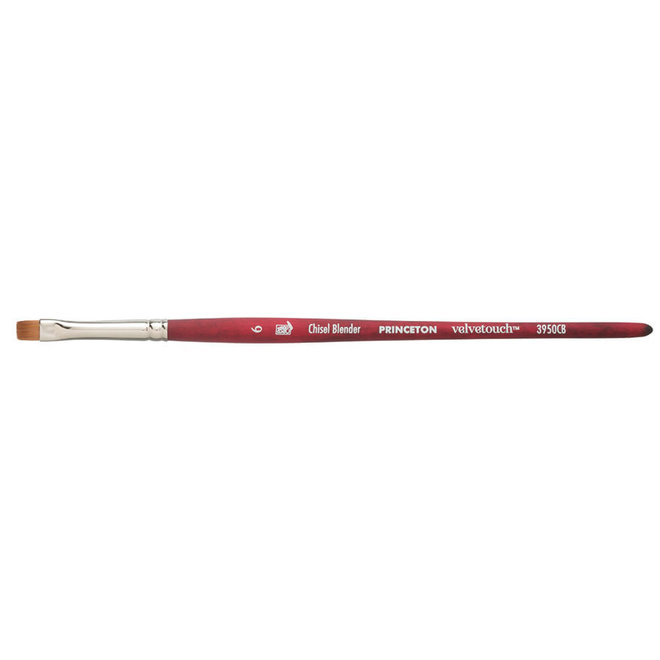 Princeton Velvetouch Mixed Media Brush - Chisel Blender 4