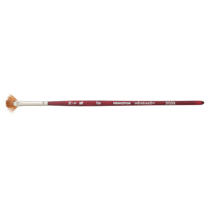 Princeton Velvetouch Mixed Media Brush - Fan 10/0