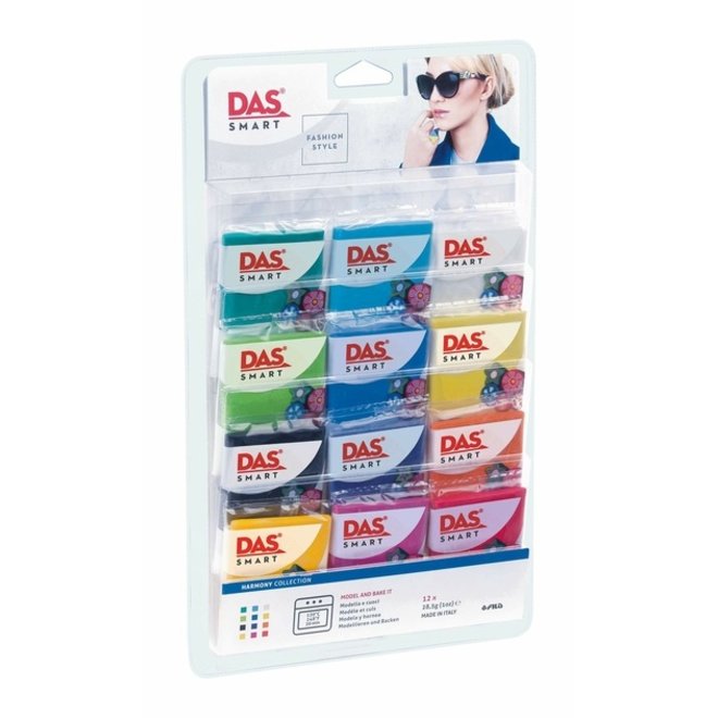 Lyra Das Smart 12X28G - Harmony Collection Oven Bake Ultra-Pliable Modelling Clay