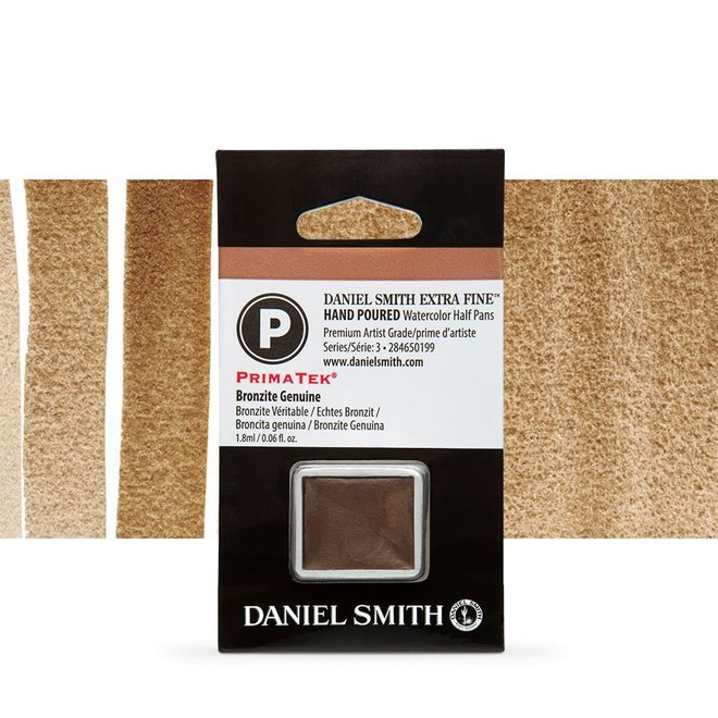 Daniel Smith Watercolour 1/2 Pan Bronzite Genuine