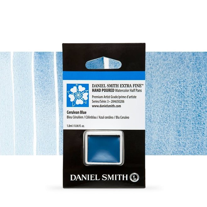 Daniel Smith Watercolour 1/2 Pan CERULEAN BLUE