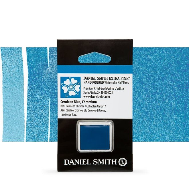 Daniel Smith Watercolour 1/2 Pan Cerulean Blue Chromium
