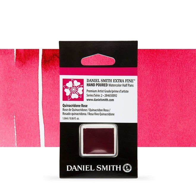 Daniel Smith Watercolour 1/2 Pan Quinacridone Rose